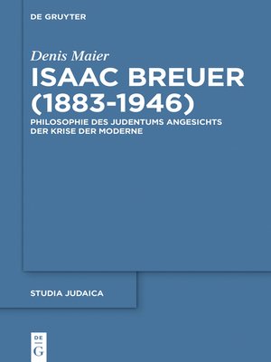 cover image of Isaac Breuer (1883-1946)